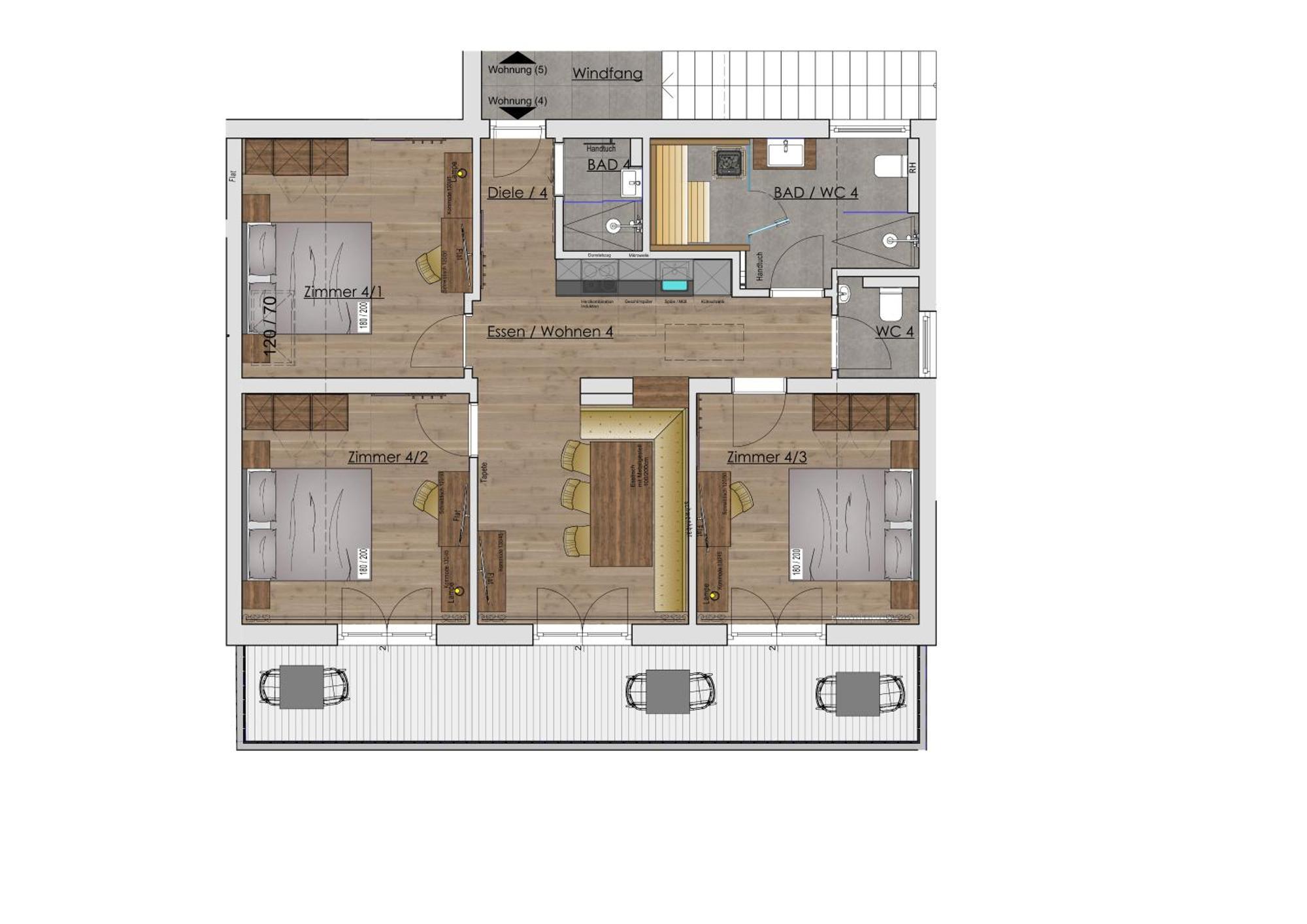 Appartements Kuckuck לאוגנג מראה חיצוני תמונה